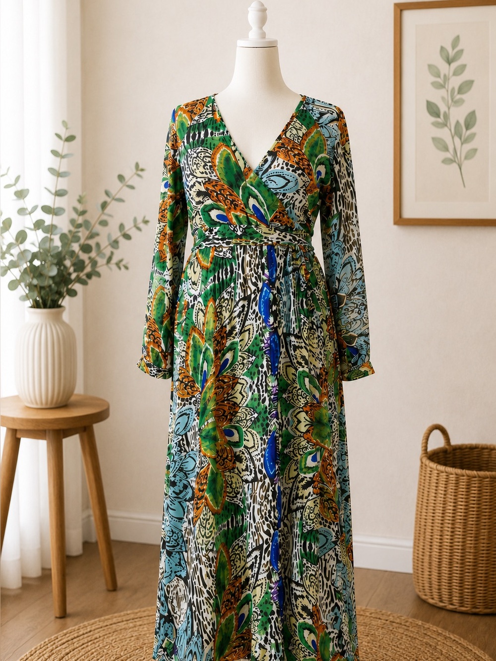 Boho Maxi Dress Wedding Guest Garden Party Bandolino